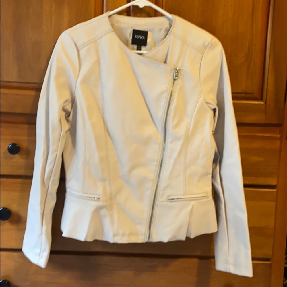 Faux Leather Jacket Size M